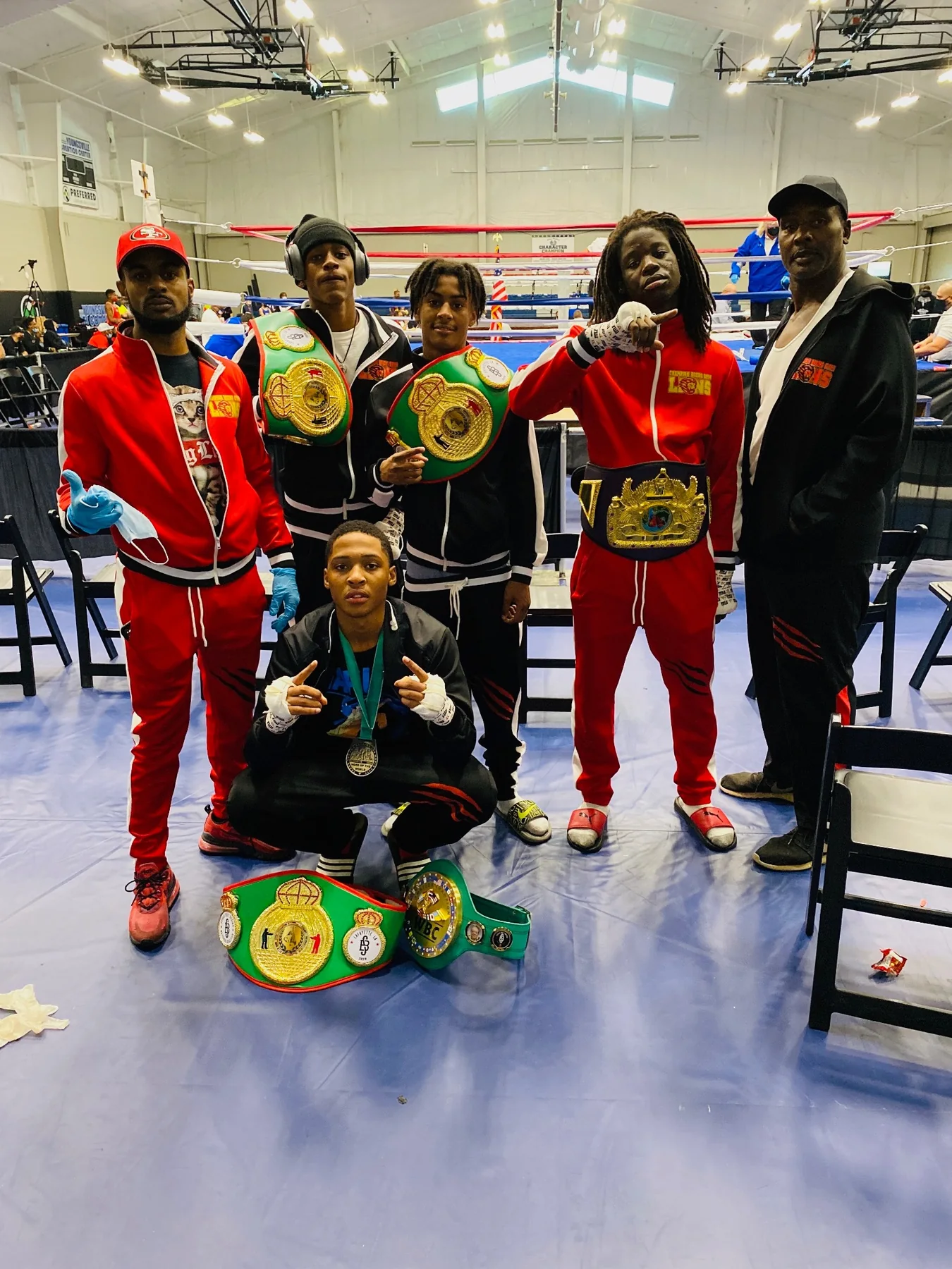 Champion Boxing Gym tournament team